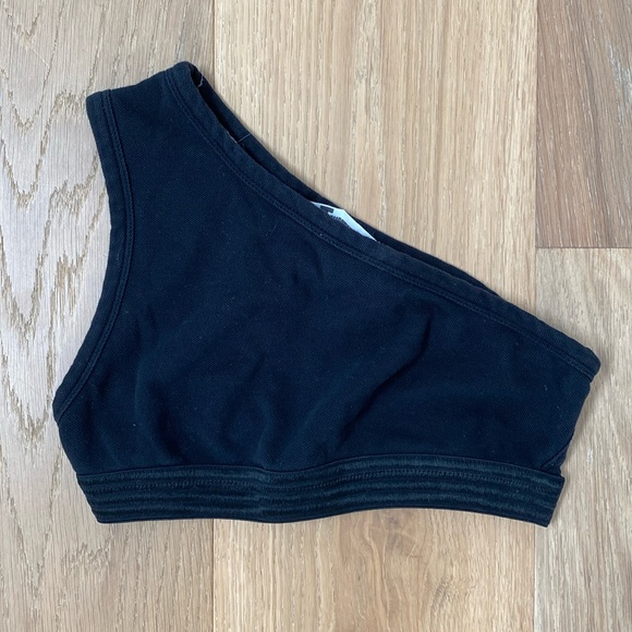 T by Alexander Wang - One-shoulder Athletic Bra - S - Picture 1 of 3